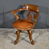 Fauteuil Pivotant, époque Victorienne, Angleterre – 2ème partie XIXe
