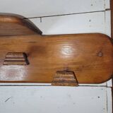 Wooden coat rack, 7 hooks