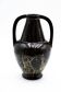 Art Deco vase in black and gold by Lucien Brisdoux