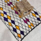 Handmade moroccan berber rug 190 x 100 cm