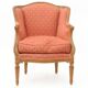 Fauteuil bergère de style Louis XV