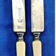 6 antique dessert cheese knives from the 19th century