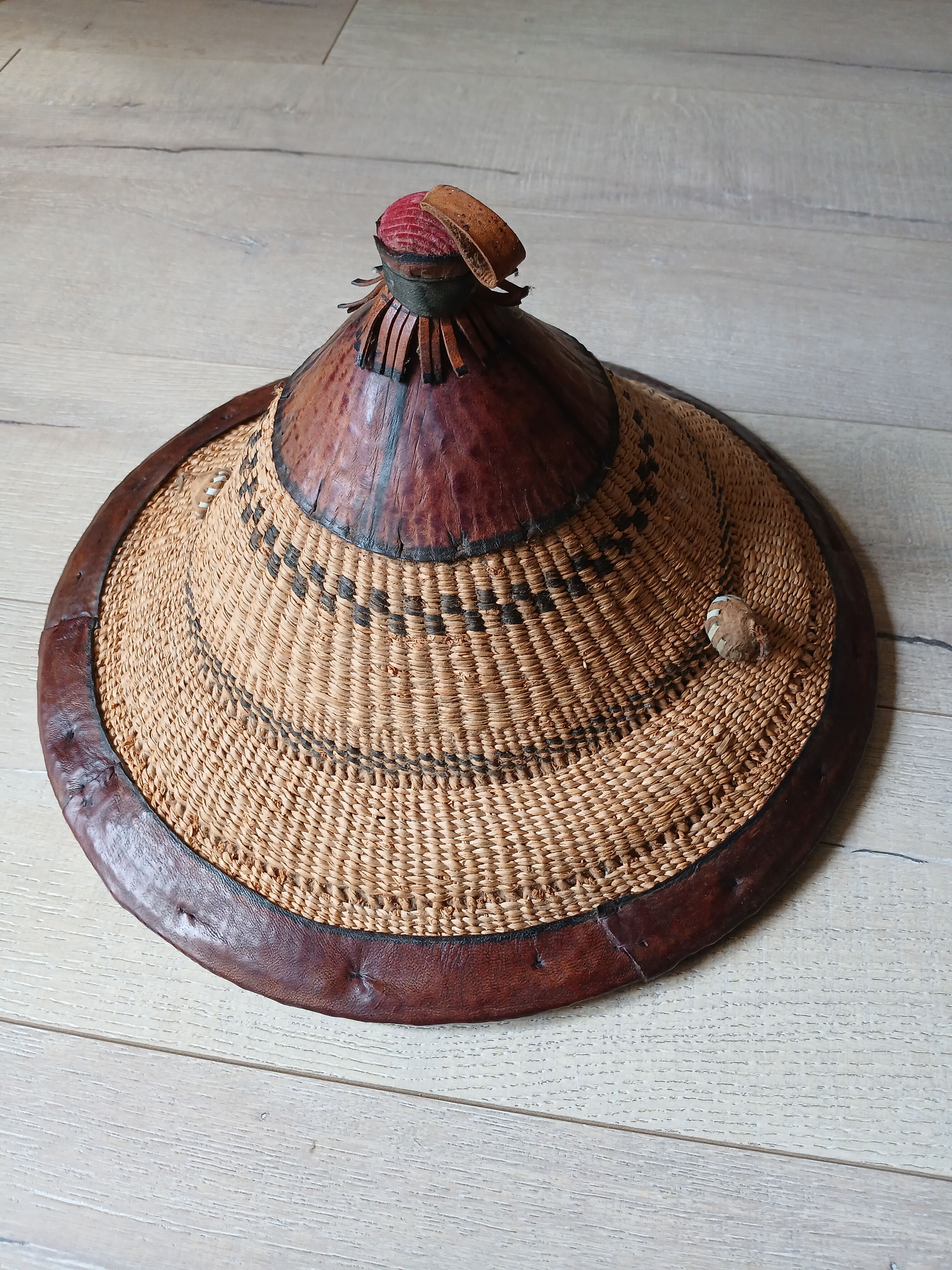 Ancient artisanal African hat