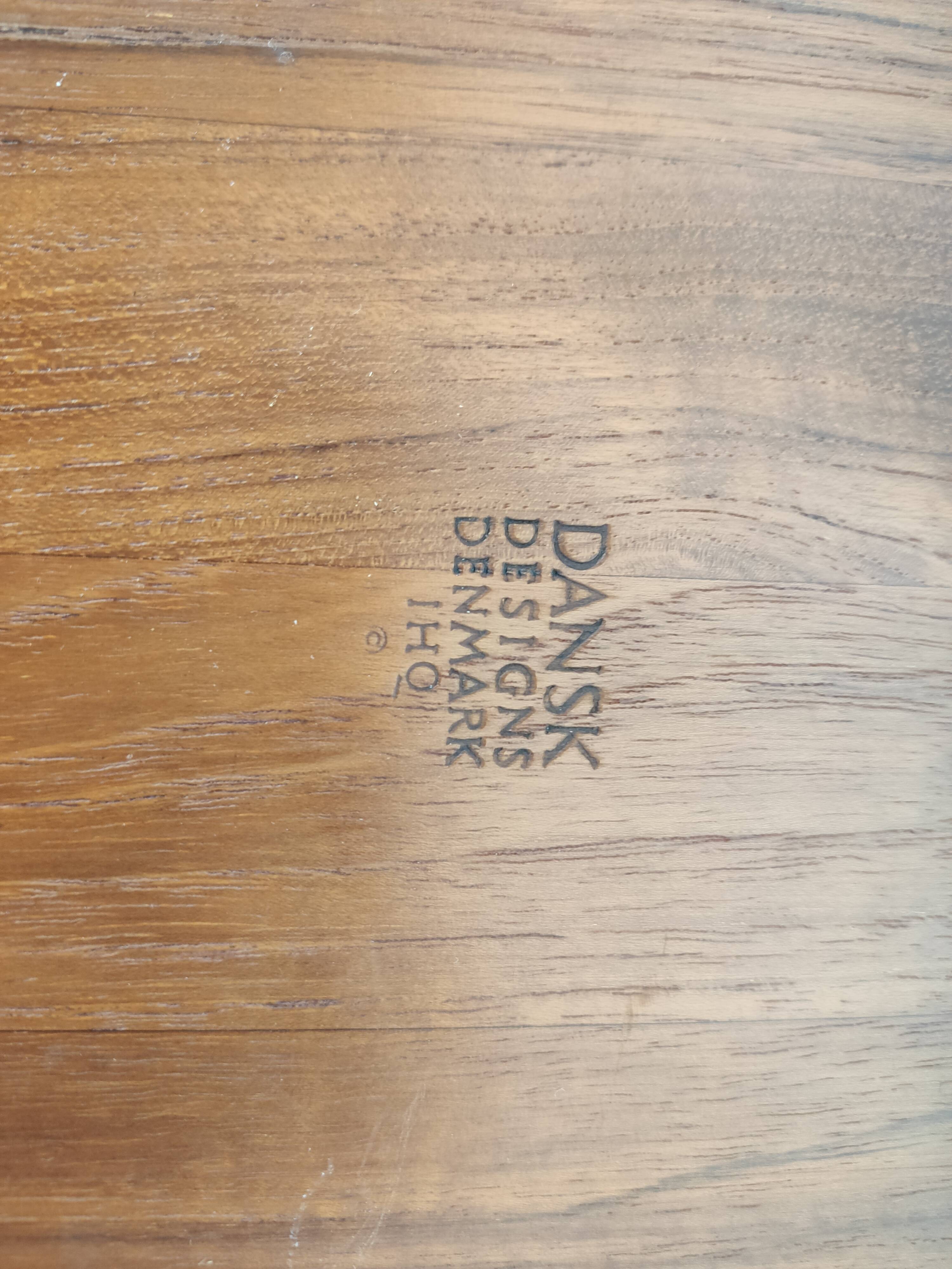 Cutting board & teak bowl by Jens Quistgaard, Denmark 1960