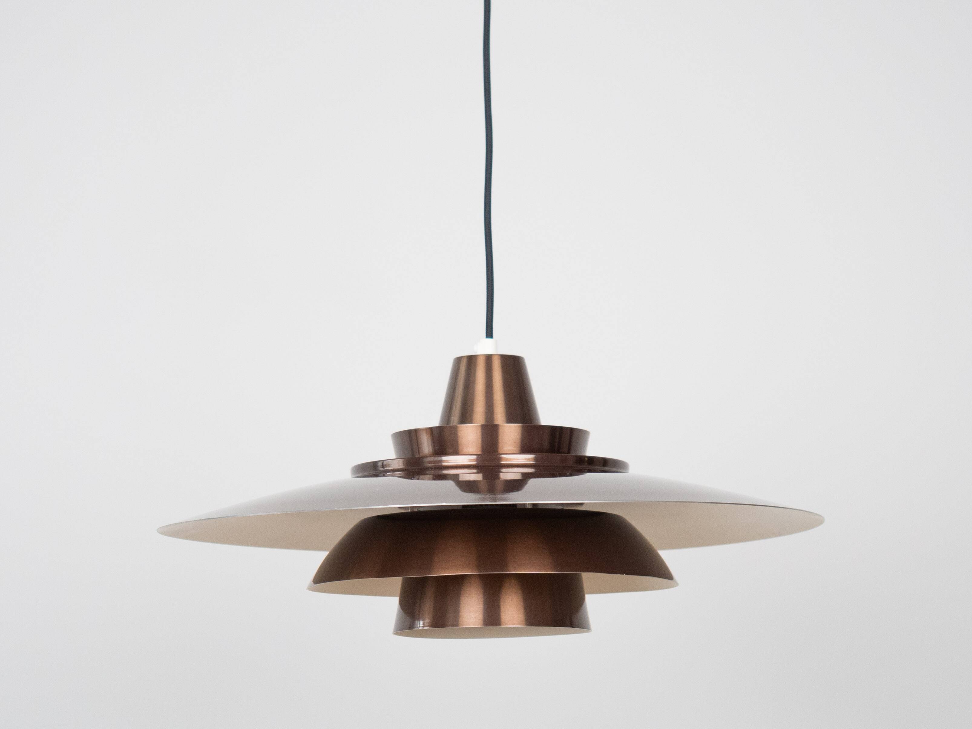 Danish vintage pendant lamp Superlight by David Mogensen, 1980s