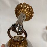 Pair of bronze sconces, neo-classical