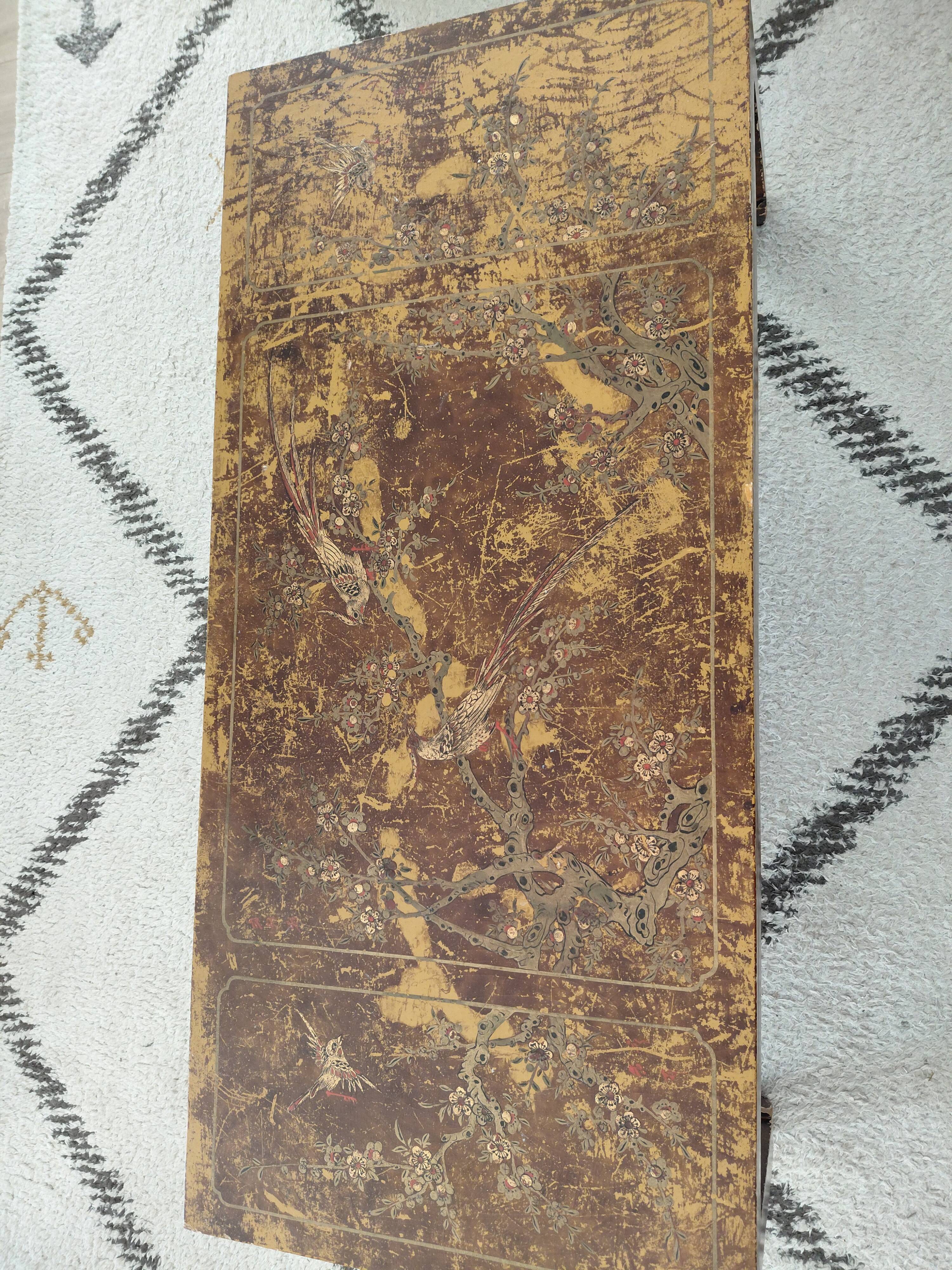 Asian-inspired coffee table