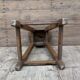 Solid teak workshop stool