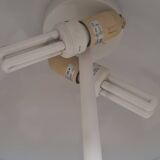 Lacquered metal floor lamp from the 80s