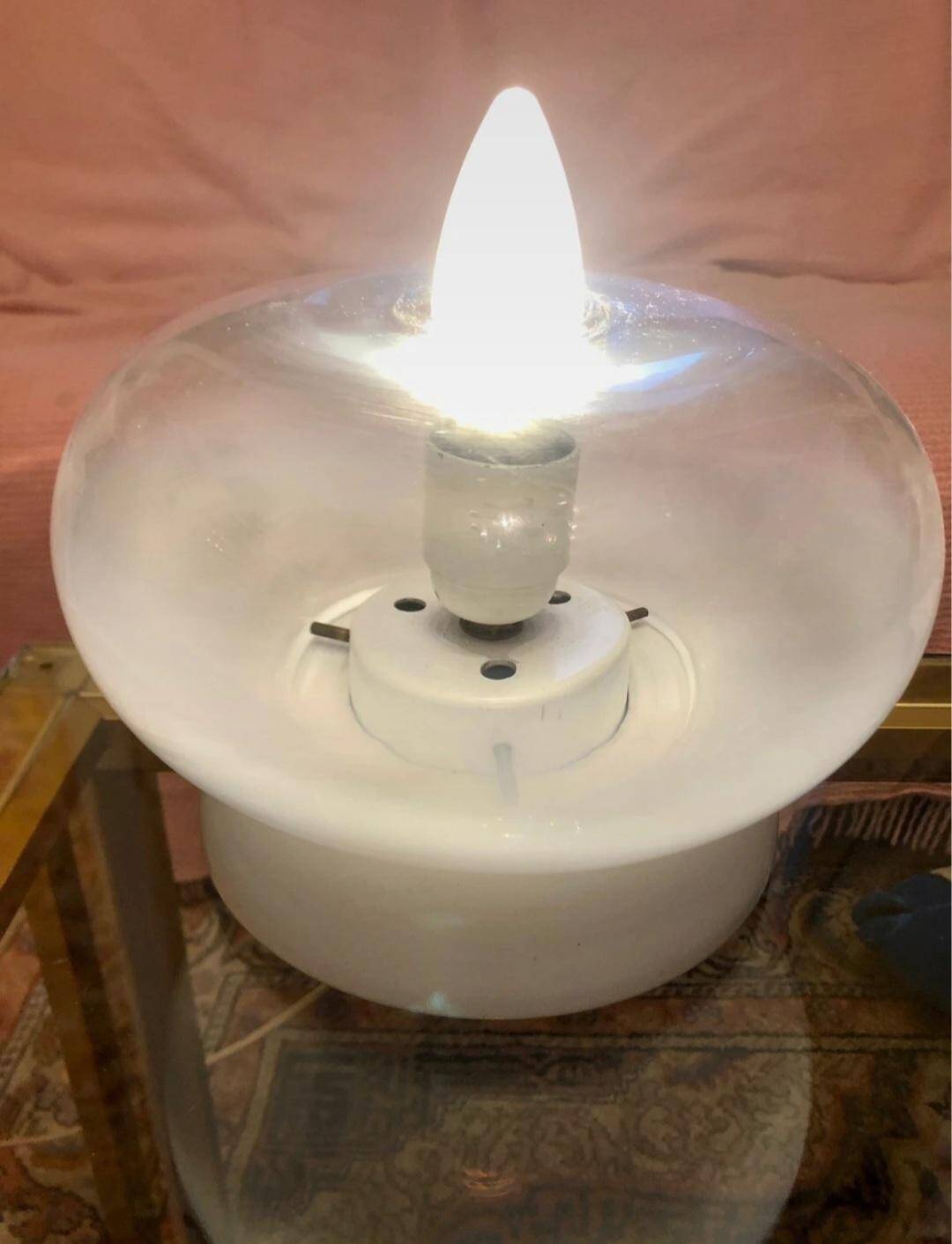 lampe verre italie roberto pamio ou giusto toso