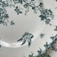Series of 6 old flat plates “Terre de Fer”