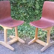Paire de chaises vintage années 60 pagholz