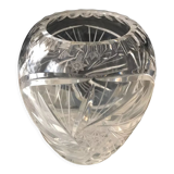 Vase cristal ovale