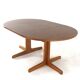 Round extendable dining table 2x 'Vienna' Thonet - mid-century modern style