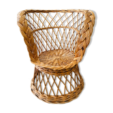 Fauteuil enfant rotin et osier