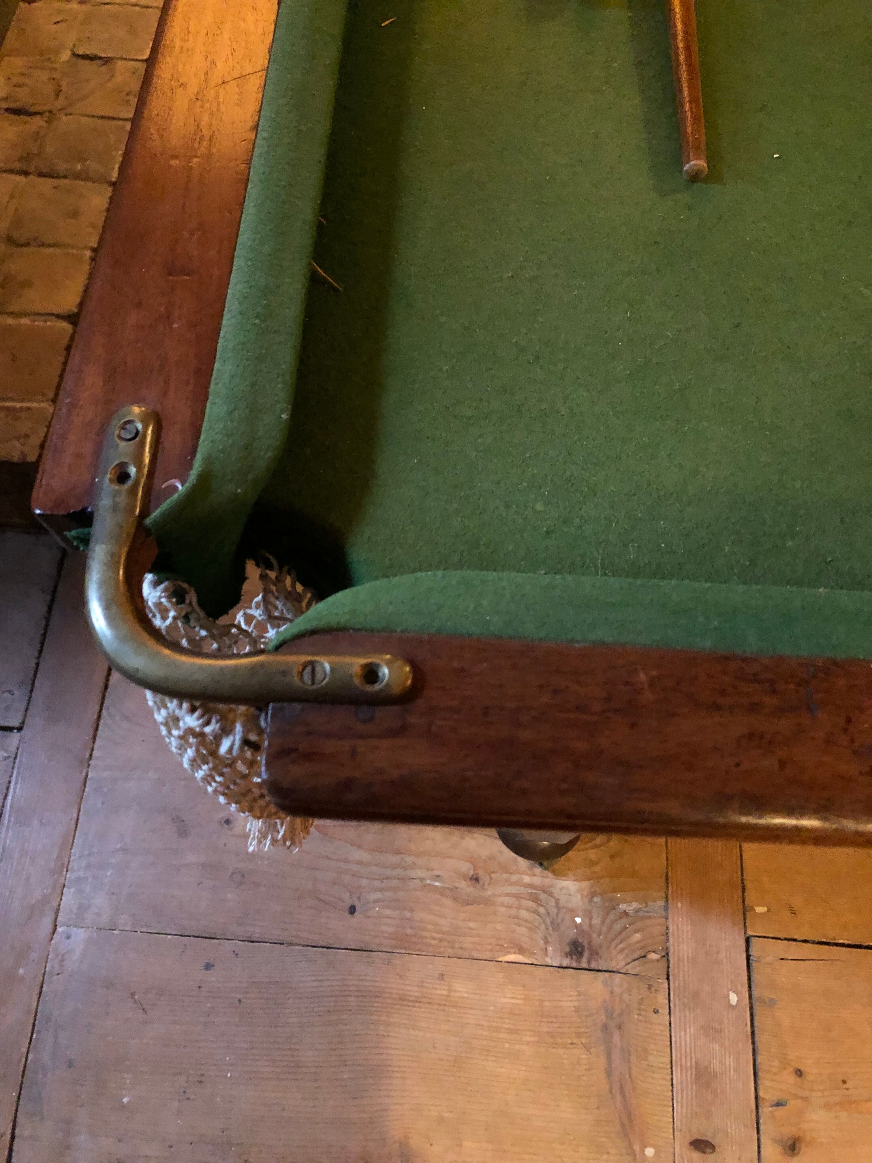 Billard signé EJ Riley vers 1910