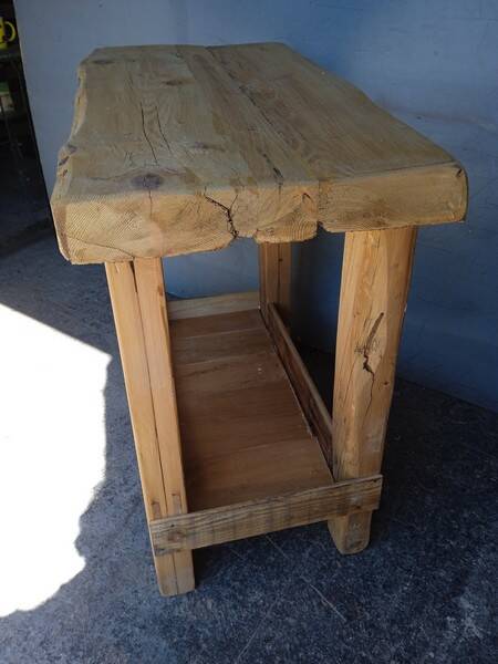 Workbench 90cm old solid wood