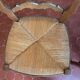 Pair of oak chairs