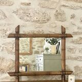 Bamboo style mirror