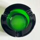 ASH TRAY Green Glass Vintage