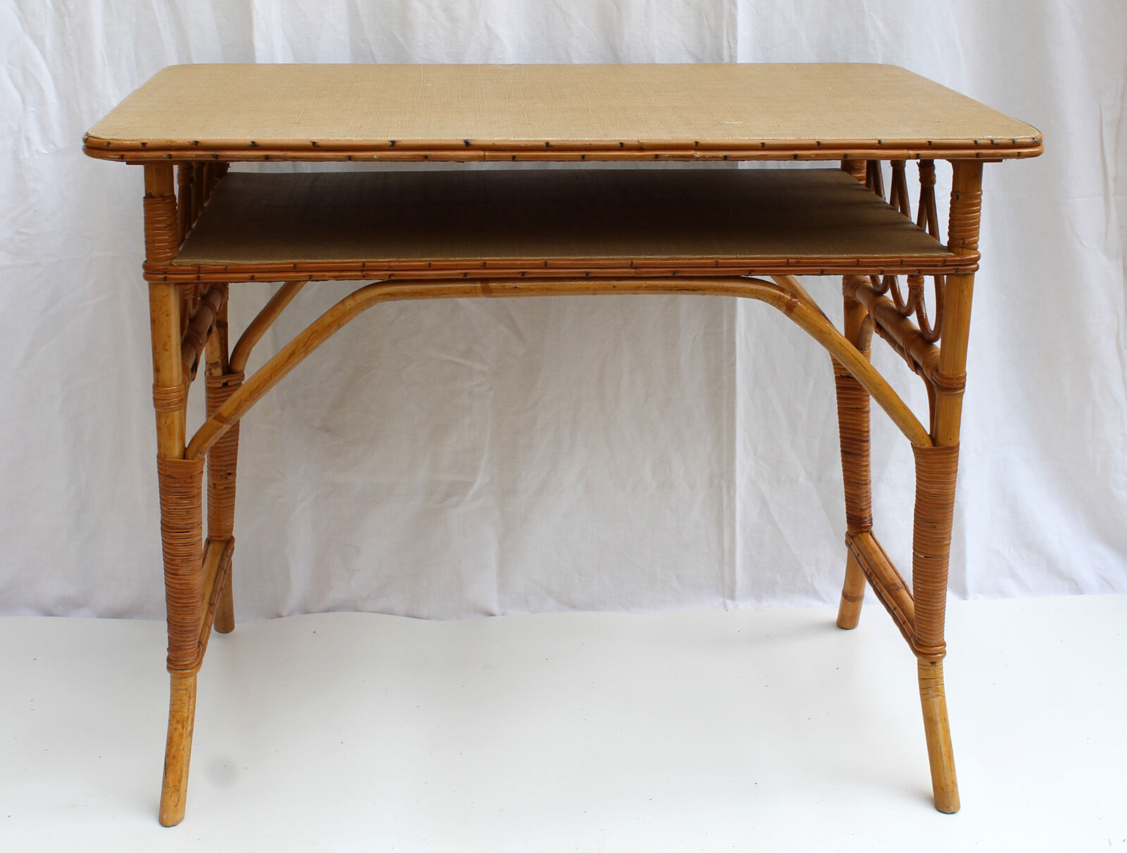 Rattan desk and Chair