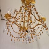 Chandelier cage with 4 lights