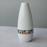 Small white porcelain vase from the Toucan collection by Pillivuyt.