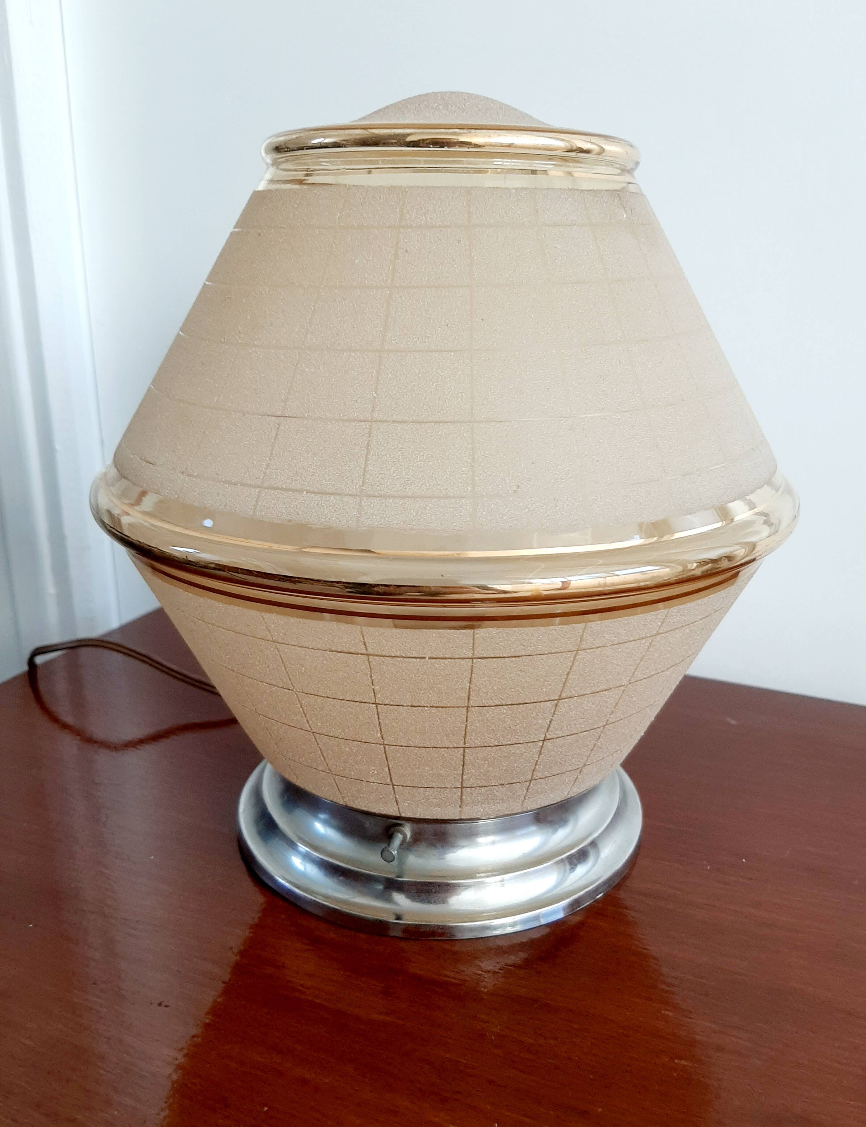 Granite glass ceiling light