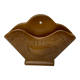 Wall-mounted terracotta coffee filter pot