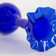 Blue mid-century vase with frills, Europe, 1960s