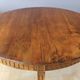 Louis XVI belt table with extensions in walnut, 19th century.