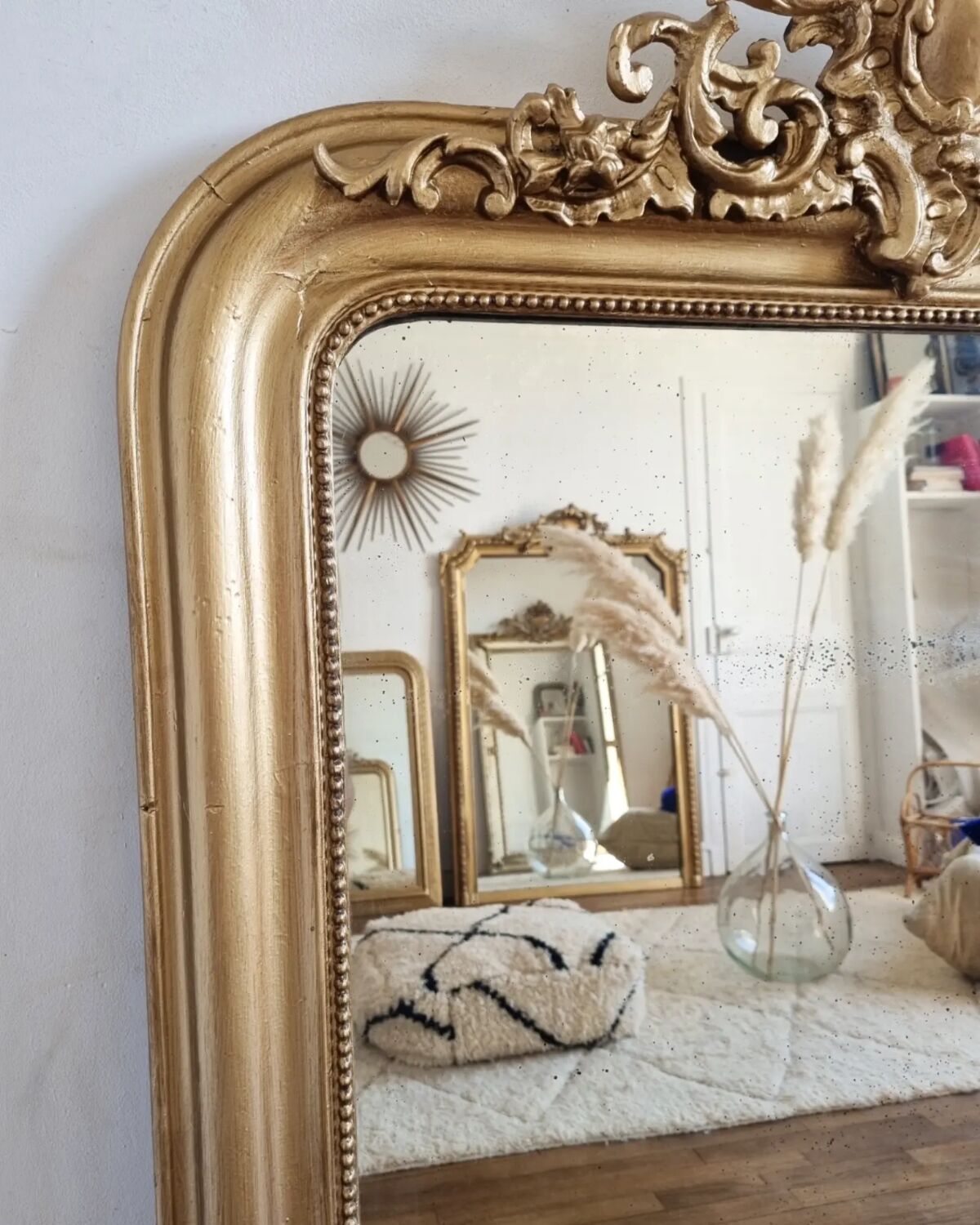 Antique mirror Louis Philippe
