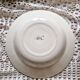 Deep iron earthenware plate, Saint Amand, Guadeloupe model