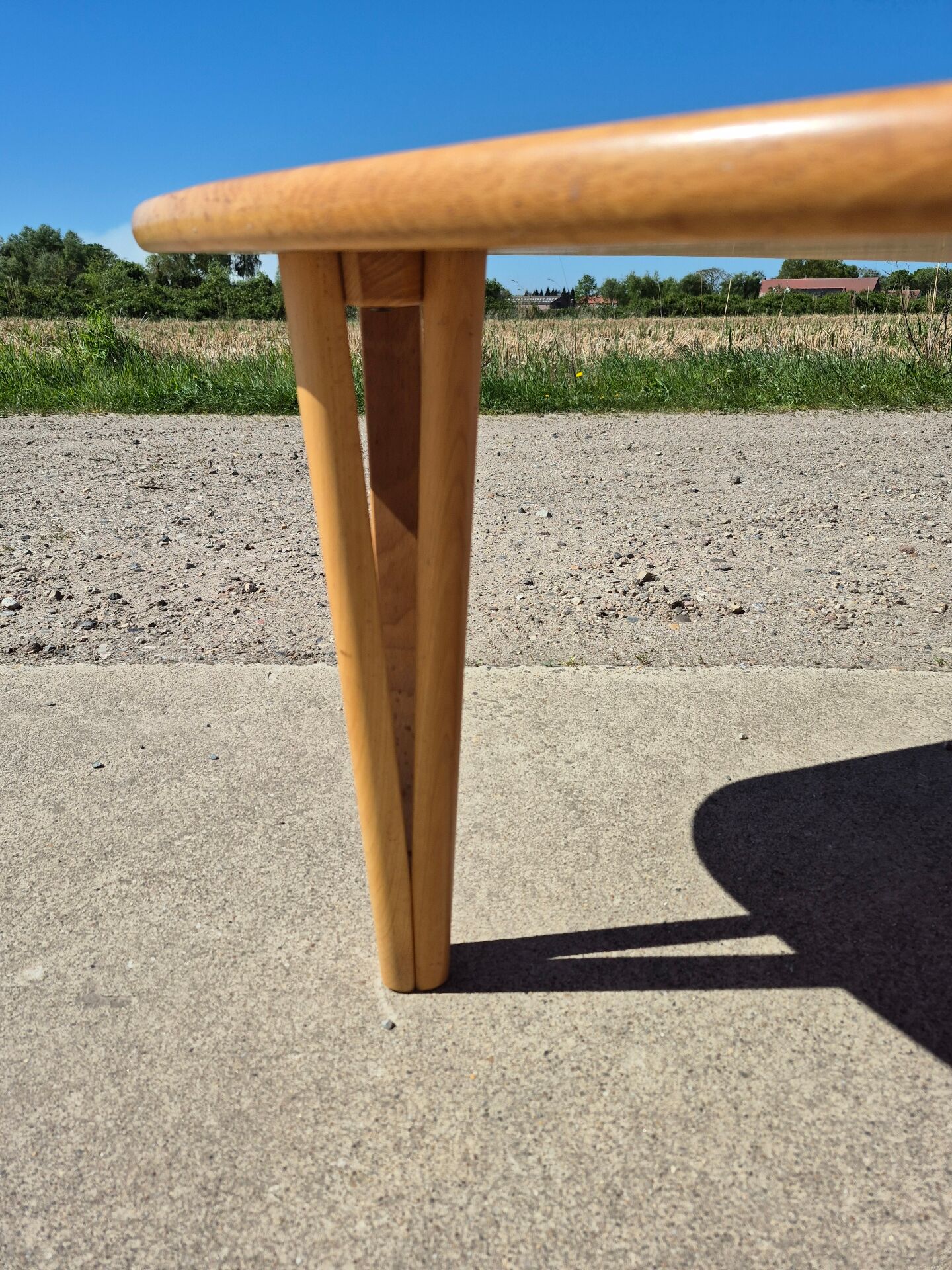 Danish design coffeetable organic shape Snedgergaarden