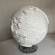 Space Age plaster globe in relief 1960 XXL