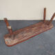 Old solid wooden bench