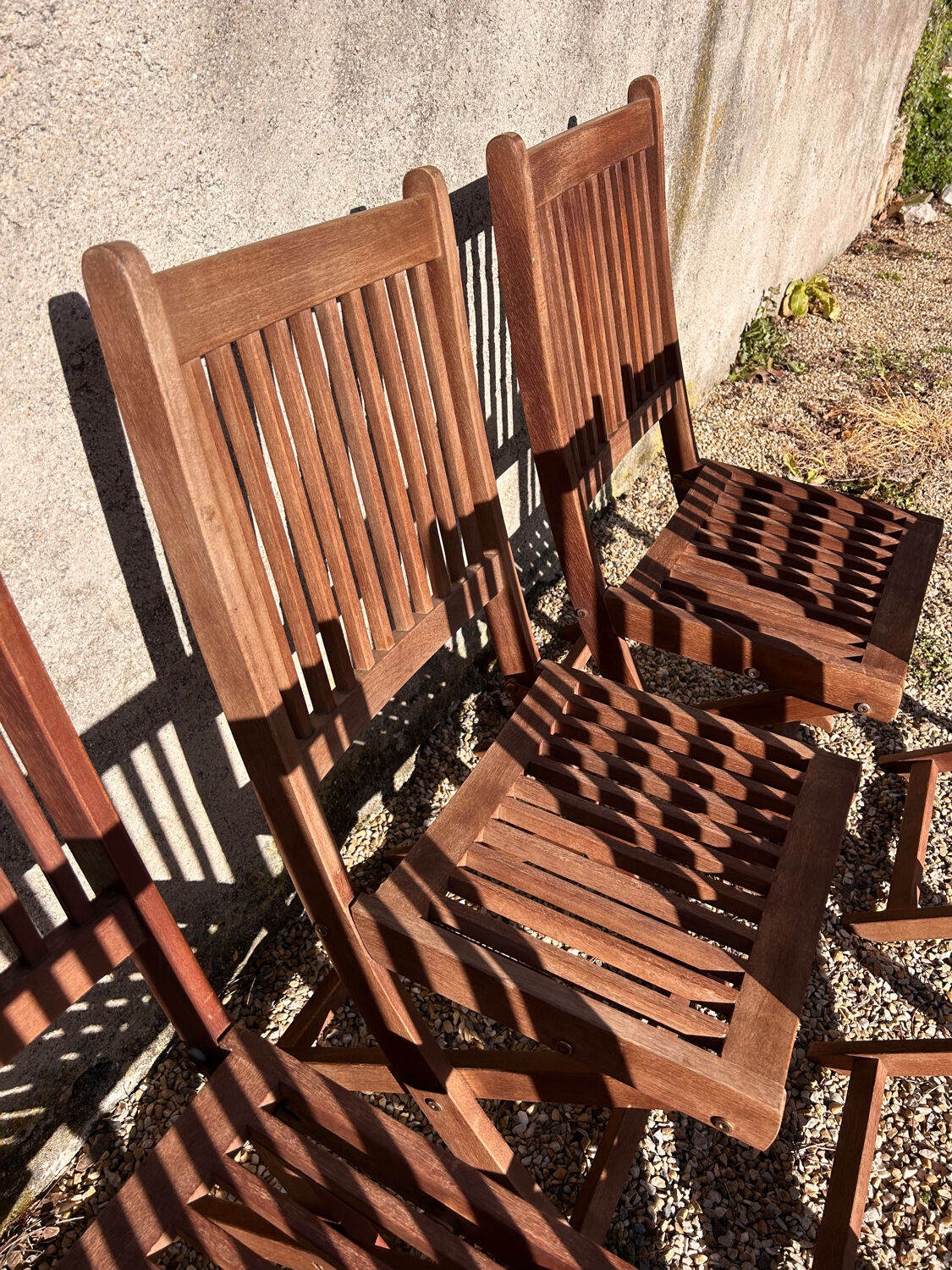 Teak chairs