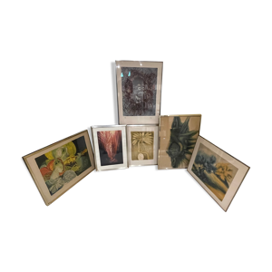 Lot de lithographies