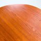 Danish Round Teak Dining Table with Extensions by Gudme Møbelfabrik, 1970s
