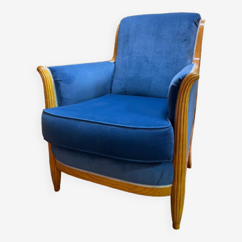 Fauteuil / Bergère époque Art Déco restaurée