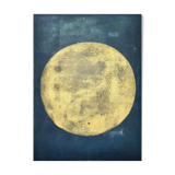 Lune, painting on paper 70x50cm