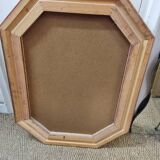 Golden wooden mirror 85X62cm