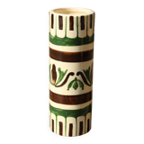 Vintage ceramic vase signed