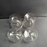 4 Verres à eau – Daum Nancy France
