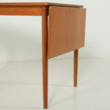 Small Danish teak drop leaf table, 1960s