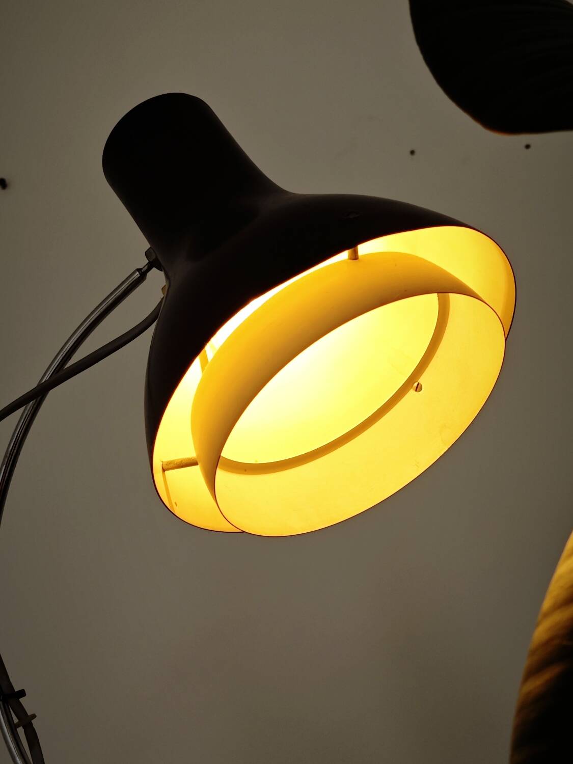 Lampadaire réglable anthracite 1716 par Josef Hurka pour Napako