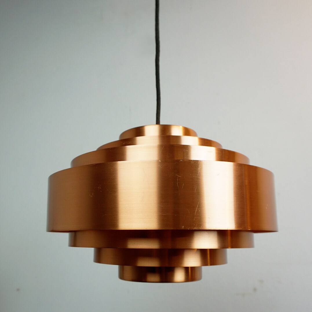 Pendentif en cuivre scandinave Ultra par Jo Hammerborg pour Fog et Morup Danemark