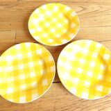 3 flat plates model "Scottish" Digouin Sarreguemines