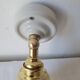 Art Deco wall lamp in porcelain and opaline