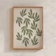 Painting on paper, foliage illustration, painting b205 signed Eawy